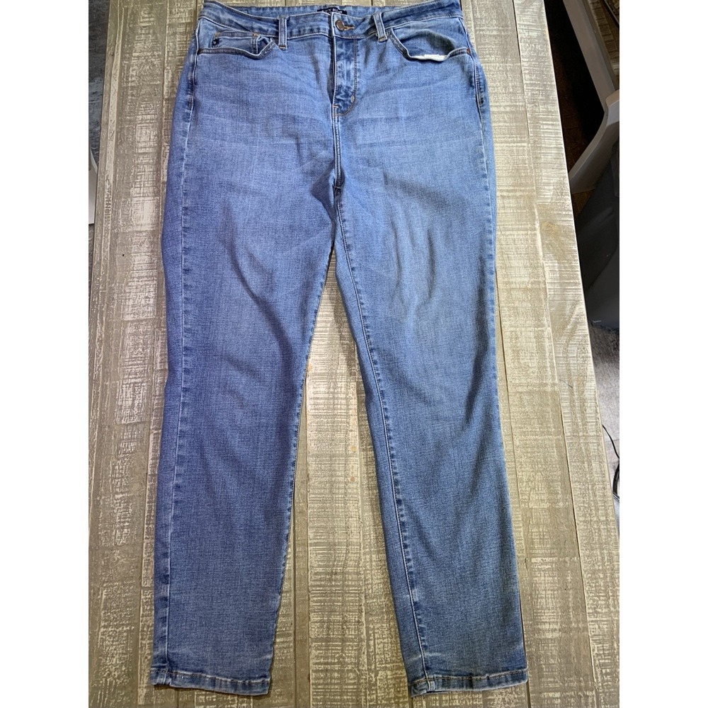 Judy Blue Skinny Fit Jeans Womens 15/32 Blue High-Waist Stretch Denim 32x27